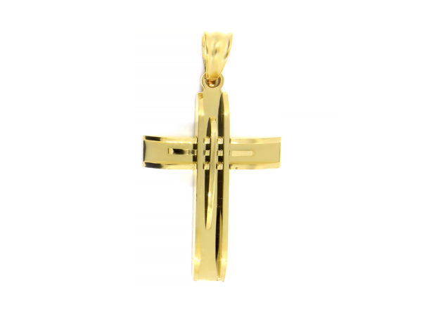 BRUNOshop.cz S2568 Křížek GOLD 3 cm