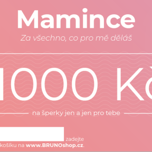 BRUNOshop.cz Elektronický poukaz PRO MAMINKU 1 000 Kč