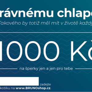 BRUNOshop.cz Elektronický poukaz PRO SPRÁVNÉHO CHLAPA 1 000 Kč