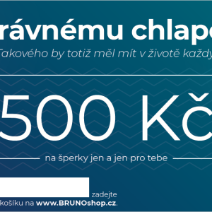 BRUNOshop.cz Elektronický poukaz PRO SPRÁVNÉHO CHLAPA 500 Kč