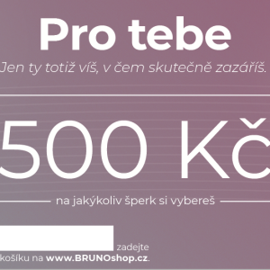 BRUNOshop.cz Elektronický poukaz PRO TEBE 500 Kč